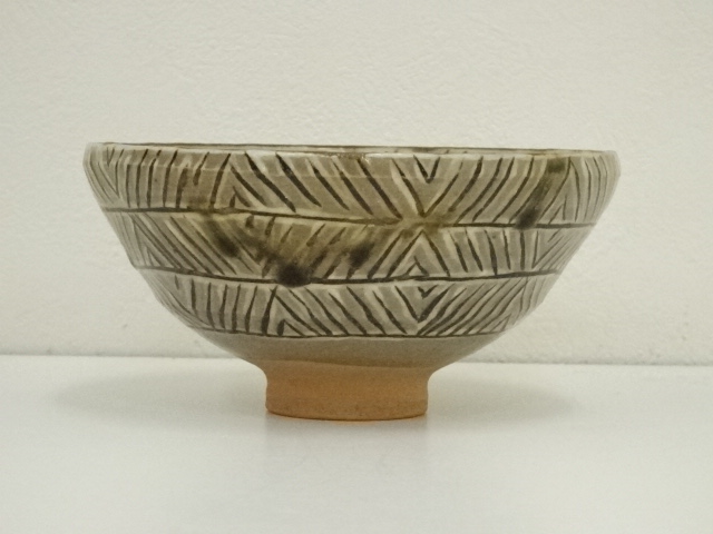 道具 ] - 道具 長谷川青峯造 織部茶碗（共箱） | ネットショップ圭